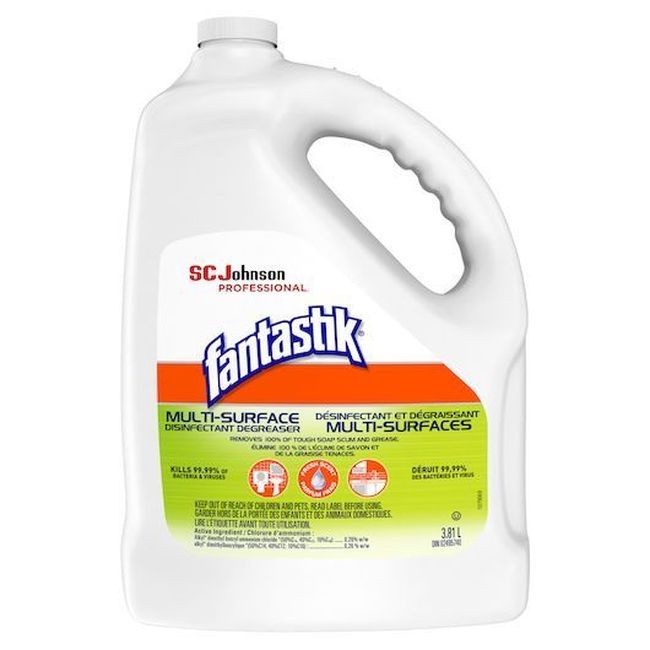 Fantastik Multi Surface Disinfectant Degreaser, 3.8 L -- 4 Per Case