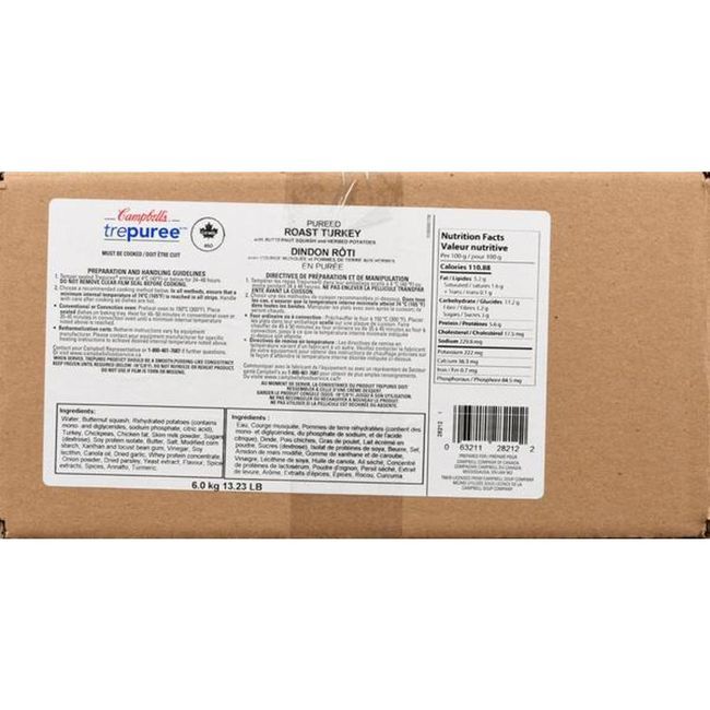 Trepuree Roast Turkey/squash/potato/herb Puree, 250 G -- 24 Per Case