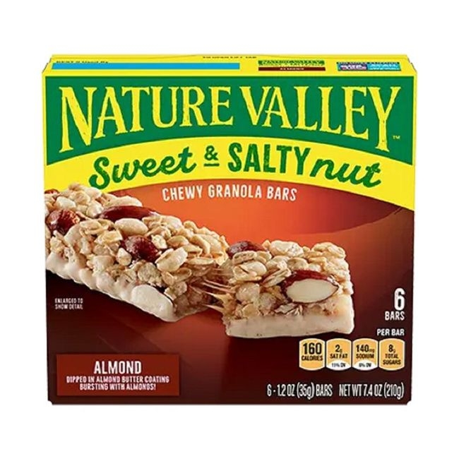 Sweet and Salty Almond Granola Bar