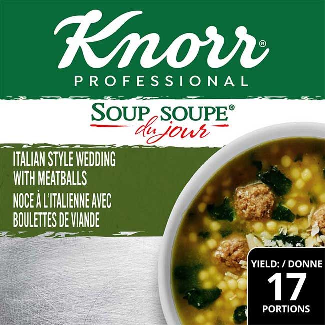 Knorr Professional Italian Style Wedding With Meatballs Soup Mix, 515 G -- 4 Per Case