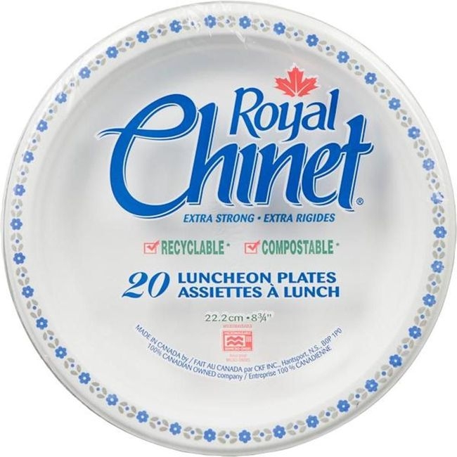 Plate Paper Rigid 8 in3/4