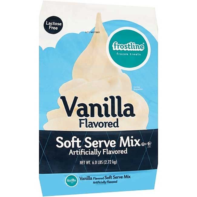 Frostline Vanilla Flavoured Soft Serve Mix, 6 Lb -- 6 Per Case
