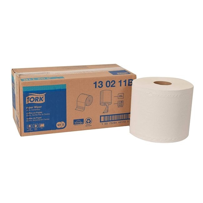 W1/W2 2-Ply Paper Centerfeed Wiper Roll