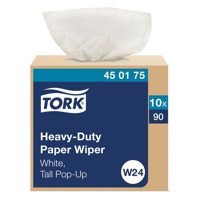 W24 Heavy-Duty White Industrial Paper Wiper