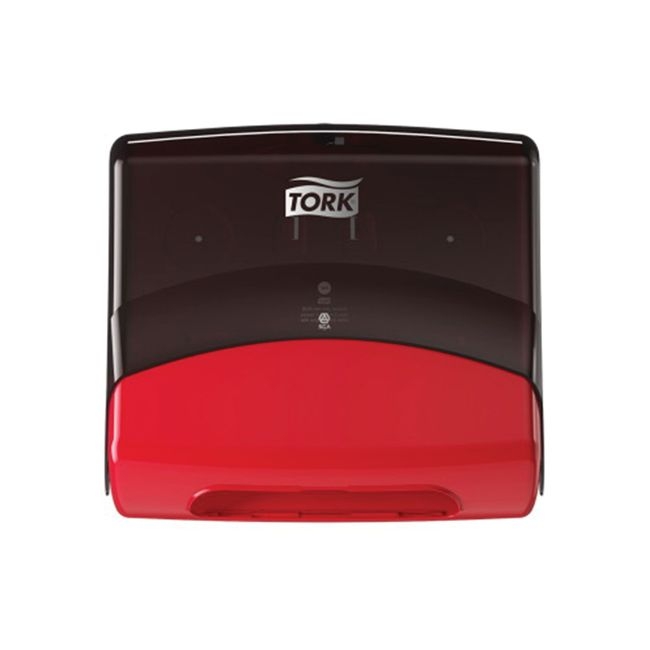 W4 Red/Smoke Plastic Wiper Dispenser