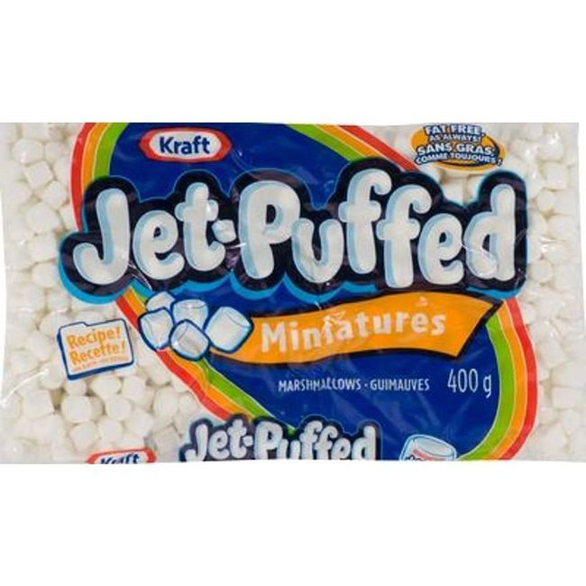 Jet-puffed White Mini Marshmallows, 400 G -- 12 Per Case