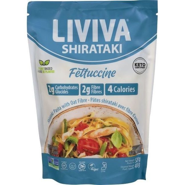 Organic Shirataki Fettuccine Pasta with Oat Fiber
