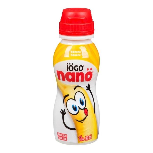 1 Percent Milk Fat Banana Drinkable Yogurt