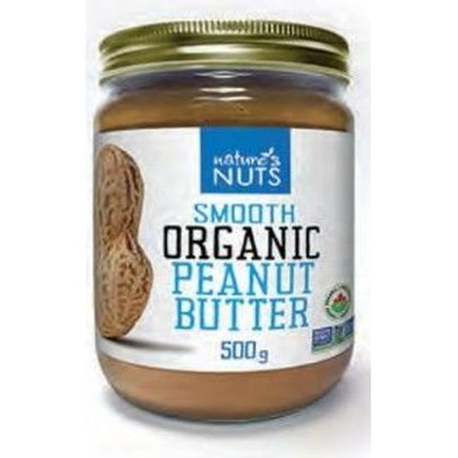 Nature's Nuts Organic Smooth Peanut Butter -- 6 Per Case