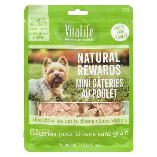 Vitalife Mini Chicken Tenders Dog Treats, 170 G -- 6 Per Case