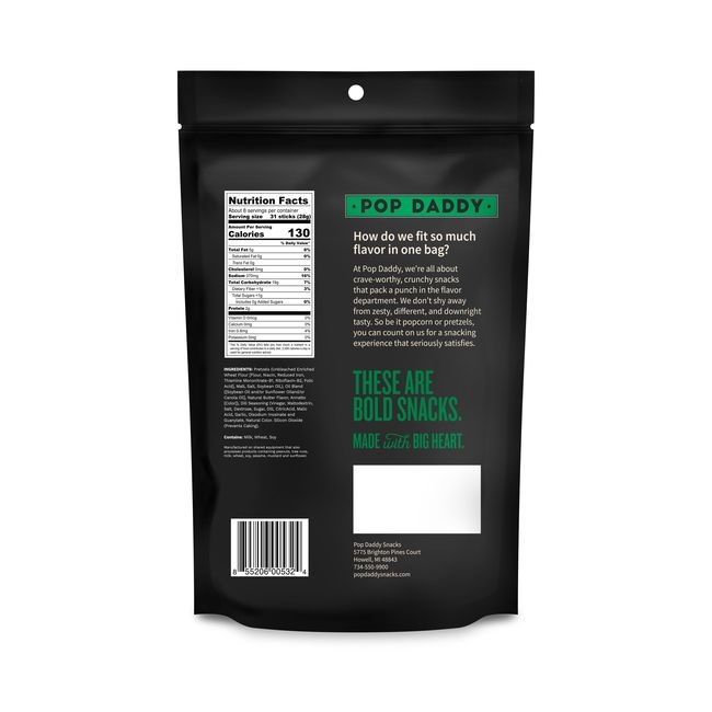 Dill Pickle Pretzel Sticks