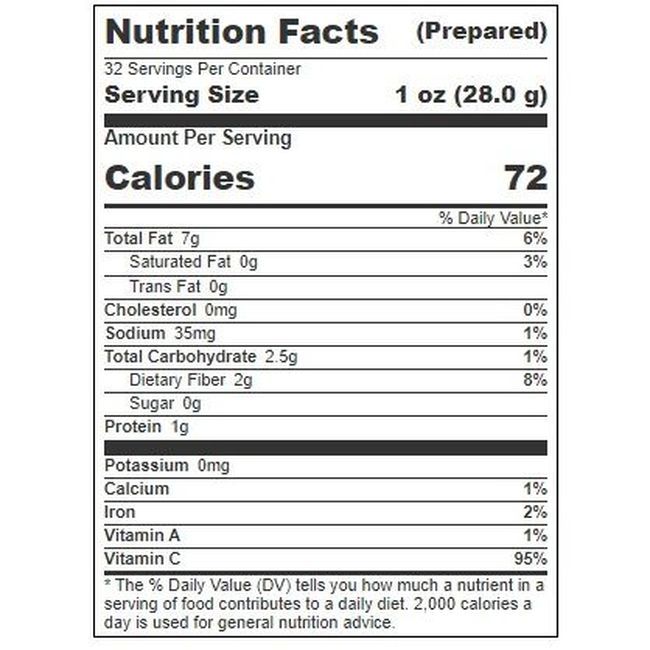 Gator Pears Natural Avocado Chunks, 2 Lb -- 12 Per Case