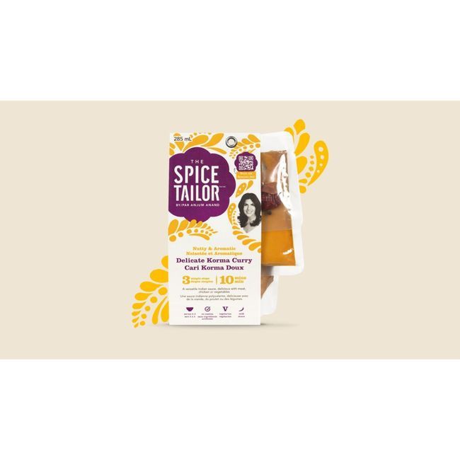 The Spice Tailor Delicate Korma Curry Kit, 285 Ml -- 5 Per Case