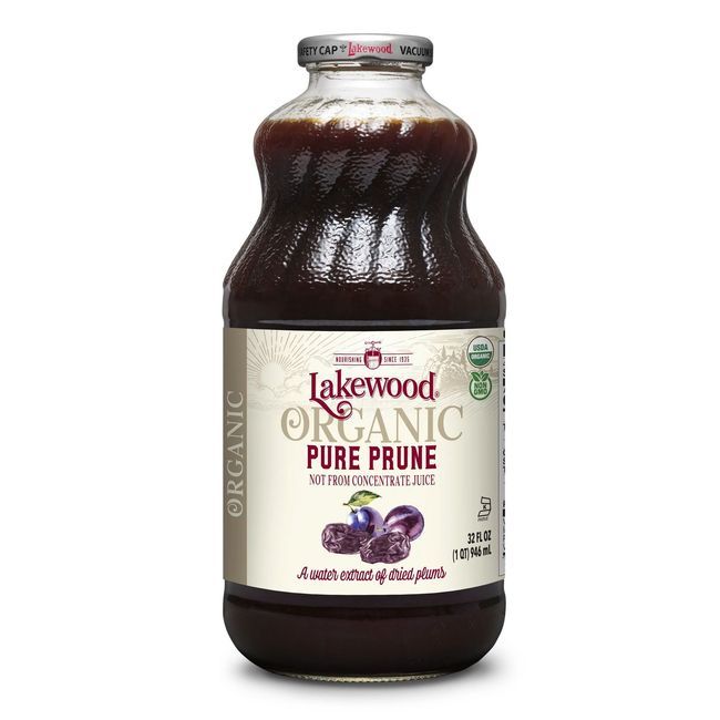 Lakewood Organic Pure Prune Juice, 946 Ml -- 6 Per Case