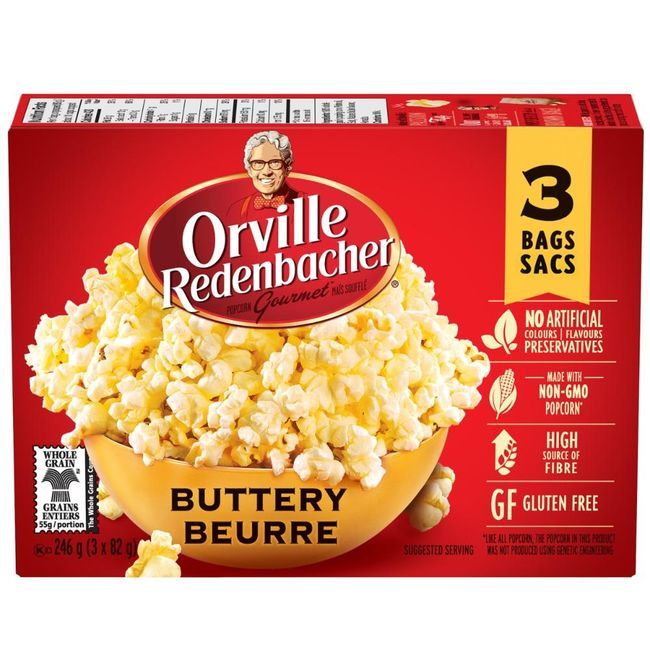 Orville Redenbacher's Butter Popcorn, 246 G -- 12 Per Case