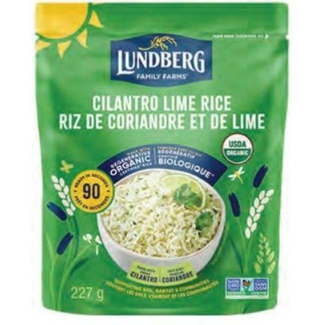 Lundberg Organic Cilantro Lime Rice, 227 G -- 6 Per Case