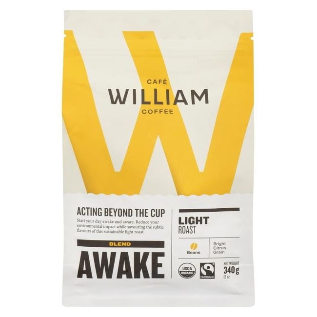 Awake Light Roast Organic Whole Bean Coffee