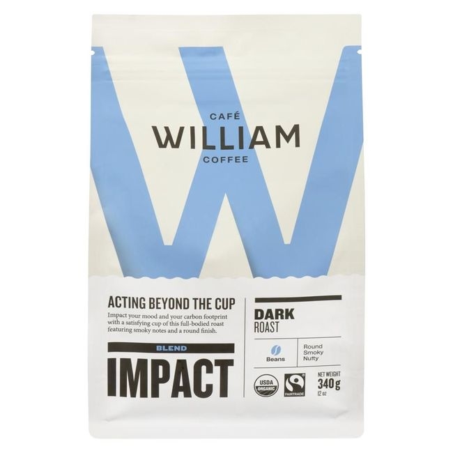 Impact Organic Fairtrade Dark Roast Whole Bean Coffee