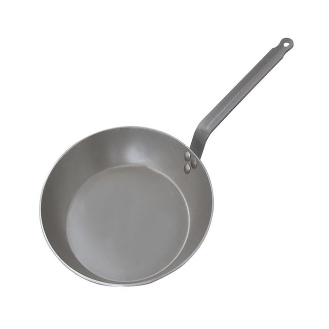 Carbone Plus Round Steel Layonnaise Frypan