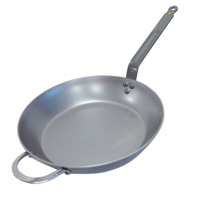 Mineral B Element Steel Round Frypan