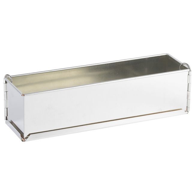 Gobel Tin Plate Plain Springform Long Loaf Pan With Removable Bottom, 20 X 3 X 3 In