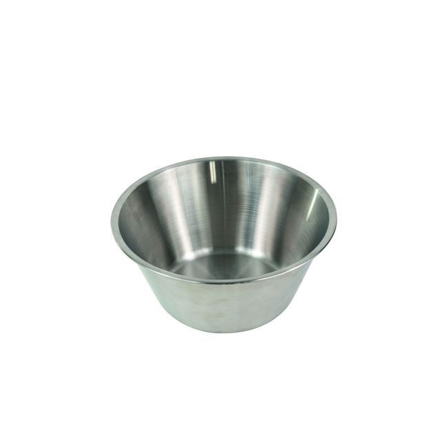 Gobel Stainless Steel Flat Bottom Bowl, 7.87 In Diameter X 3.93 In Height