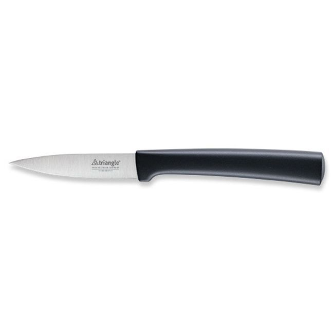 Triangle Stainless Steel Professional Paring Knife With Pointed Tip, 3 In Blade Length