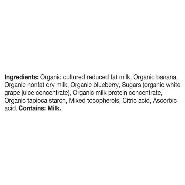 Organic Meltable Mushies Banana Berry with Greek Yogurt