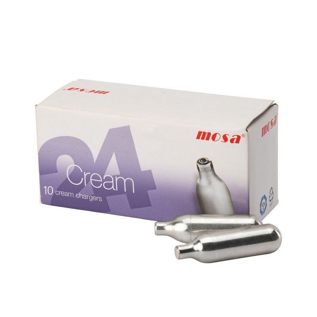 Mosa Cream Whipper Charger, 10 Count