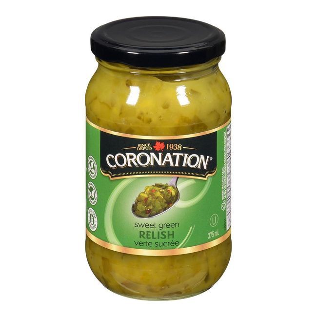 Coronation Sweet Green Relish, 375 Ml -- 12 Per Case