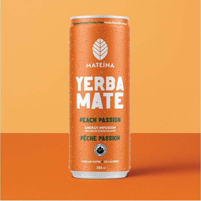 Peach Passion Energy Infusion Yerba Mate