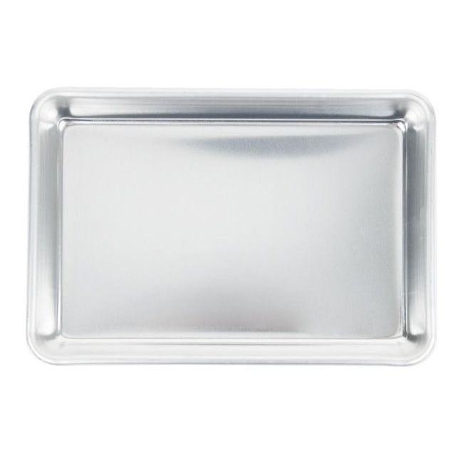 5228 Wear Ever Heavy Duty 16 Gauge Aluminum Eighth Size Sheet Pan with Natural Finish