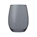 Amber Grey Stemless Red Wine Glass