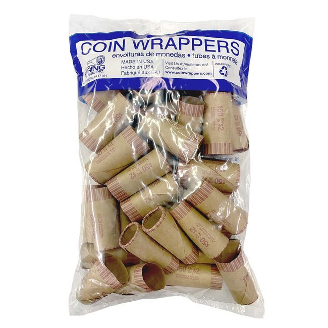 Dorfin Paper Toonies Coin Wrapper, 36 Count -- 20 Per Case
