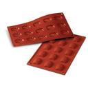 Siliconflex Alimentary Silicone 9 Cavities Madeleine Mold 2.68 x 1.77 in Height Cavity