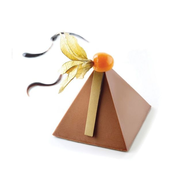 Black Silicone 24 Cavities Pyramid Mold