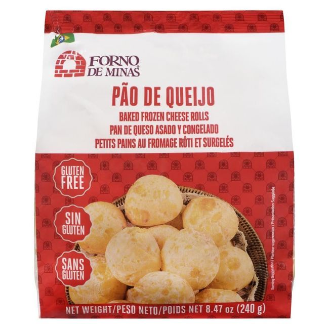 Forno De Minas Classic Par Baked Cheese Rolls, 240 G -- 6 Per Case