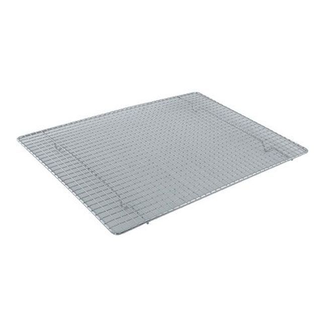 Winco Pgw-1216 Stainless Steel Chrome-plated Half Size Wire Sheet Pan Grate, 16.5 X 11.88 X 0.75 In