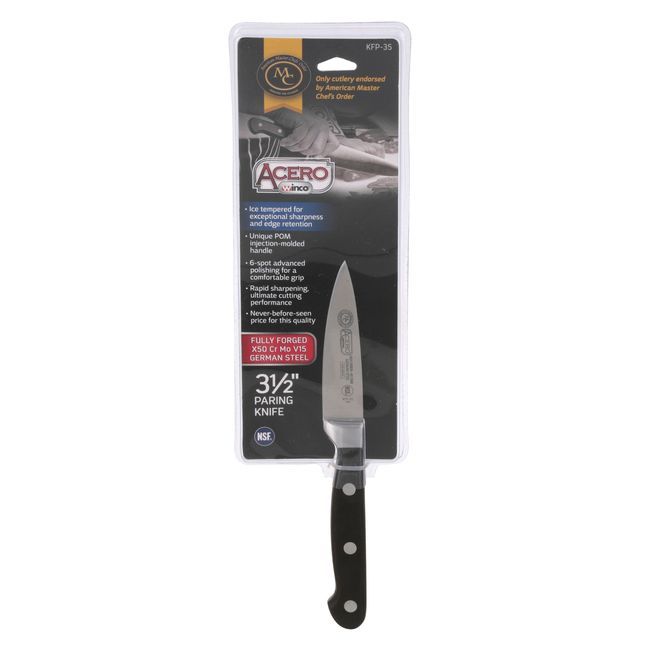 Winco Kfp-35 Acero Paring Knife, 3.5 In