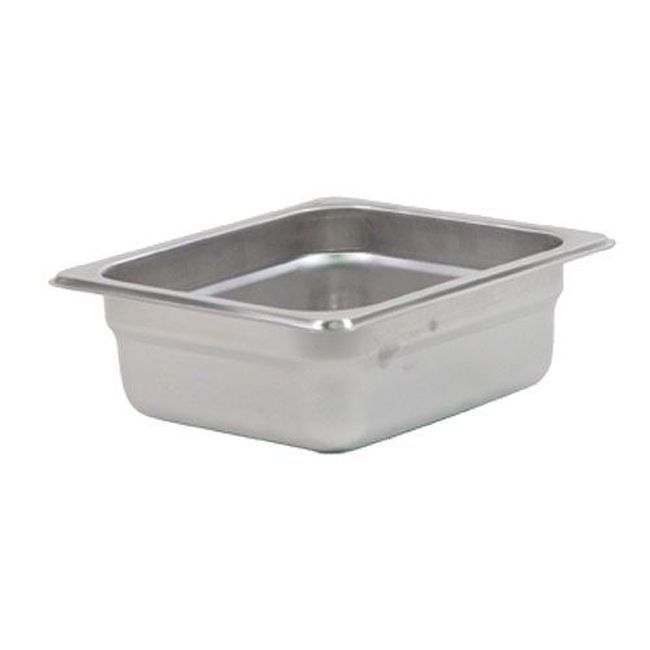 Winco Spjl-602 25 Gauge 18/8 Stainless Steel Sixth Size Anti-jam Steam Table Pan, 2.5 In Deep