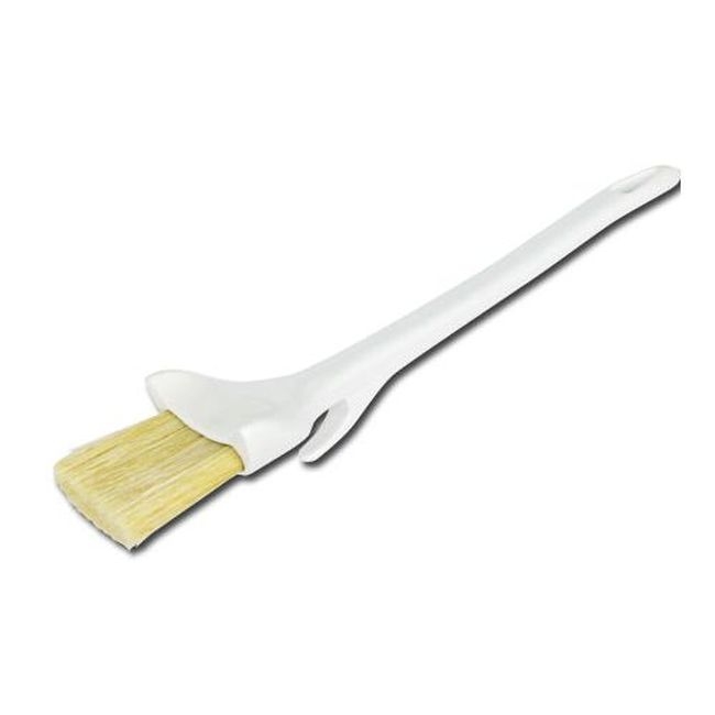 WBRP-20H Pastry/Basting Brush with Hook and 2 in Wide Concave Head