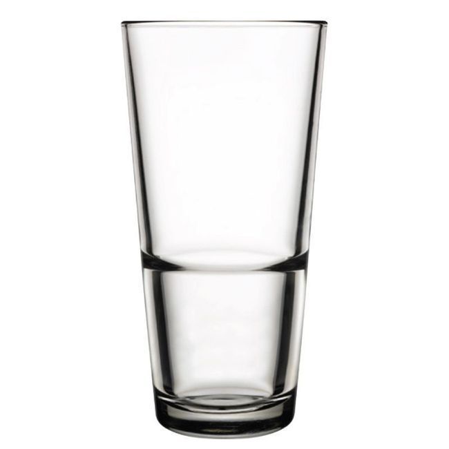 Pasabahce Grand-stack Hi-ball Glass, 12.7 Oz -- 24 Per Case