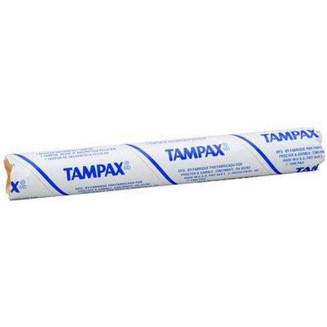 Tampax Regular Absorbency Tampon -- 500 Per Case