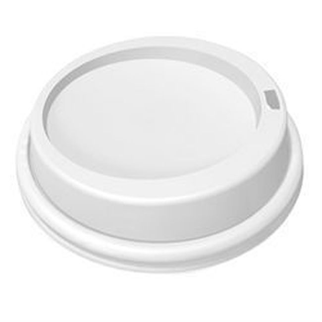 Somi White Dome Lid Fits 8 Ounce Cup -- 1000 Per Case