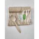 Natural Premium Birchwood Full Size Unwrapped Spoon