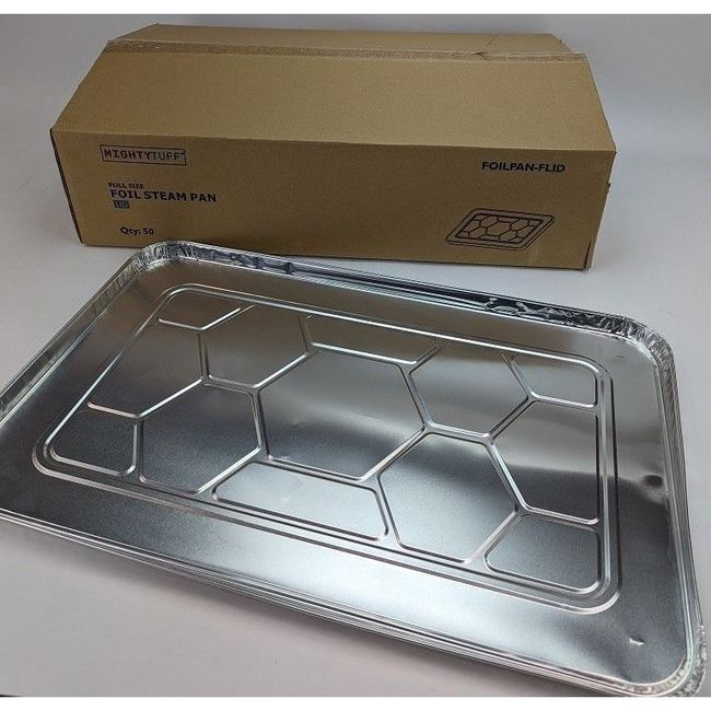 Somi Mighty Tuff Foil Lid For Full Size Steam Pan, 55 G -- 50 Per Case