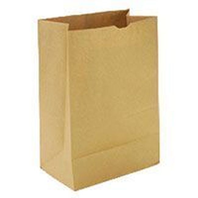 Somi Dd50 50 Lb Kraft Paper Bag, 12 X 7 X 17 In -- 500 Per Case
