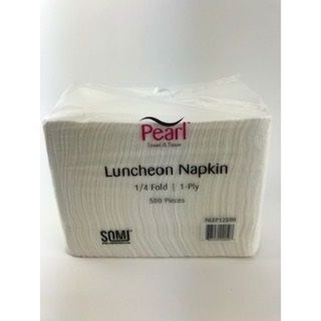 Somi 1 Ply 1/4 Fold Luncheon Napkin, 12 X 12 In -- 6000 Per Case