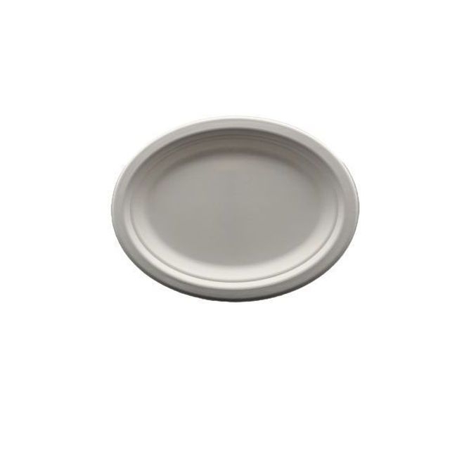 Oval Bagasse Plate