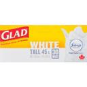 Fresh Clean Scent Tall White Garbage Bags